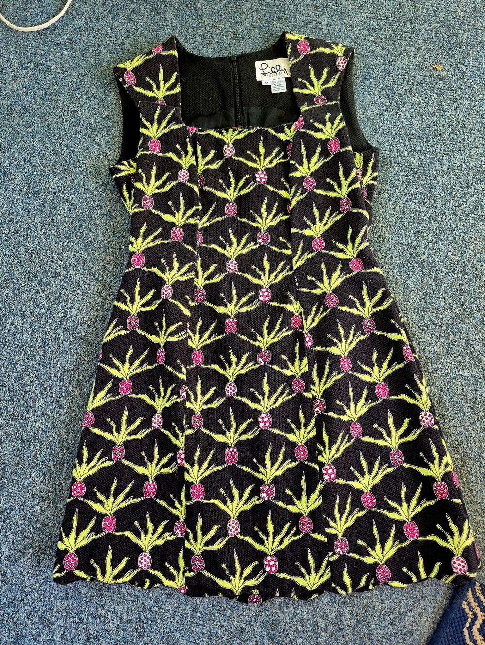 Lilly Pulitzer Pineapple Print Dress-12